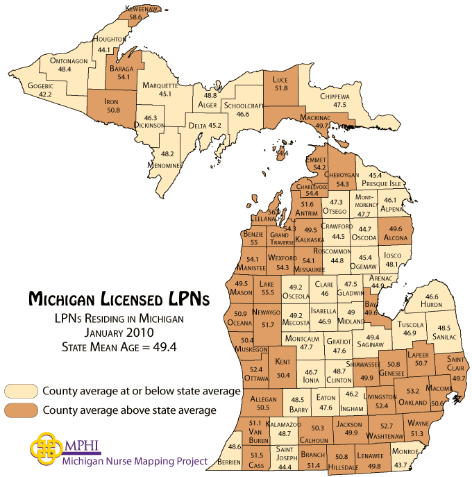 LPNs mean age map